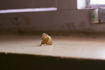 Indian Wedding ring antique jewellery.