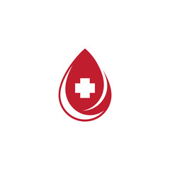 Blood Logo vector illustration template