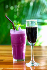 Freshly squeezed mulberry juice