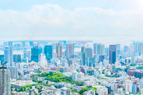 東京の都市風景 アニメ風 Wall Mural Wallpaper Murals Kurosuke 東京の都市風景 アニメ風 Wall Mural Wallpaper Murals Kurosuke