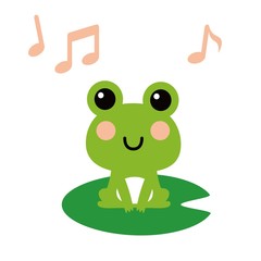 歌うカエル