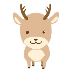 Fototapeta premium 鹿のイラスト