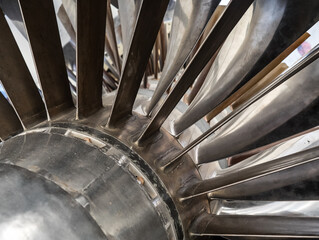 Jet engine fan blades