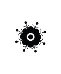flower simple design icon,vector best flat icon.