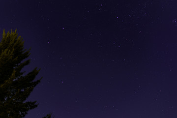 starry night sky