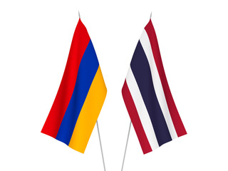 Thailand and Armenia flags