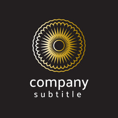 ornament gold logo