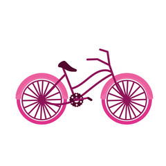 Fototapeta na wymiar eco friendly bicycle transport recreational isolated icon design