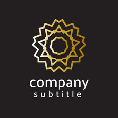 ornament gold and silver logo