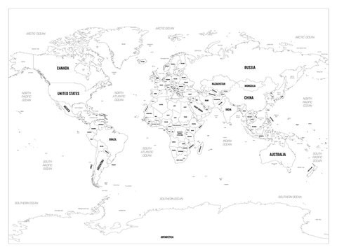 World Map Outline Images Browse 260 559 Stock Photos Vectors And Video Adobe Stock