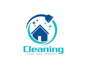 Cleaning Logo Icon Design Vector
