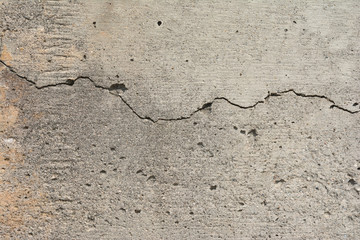 Obraz premium ヒビ割れたコンクリート