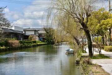 春の水郷柳川　
