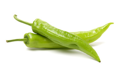 peppers on a white background