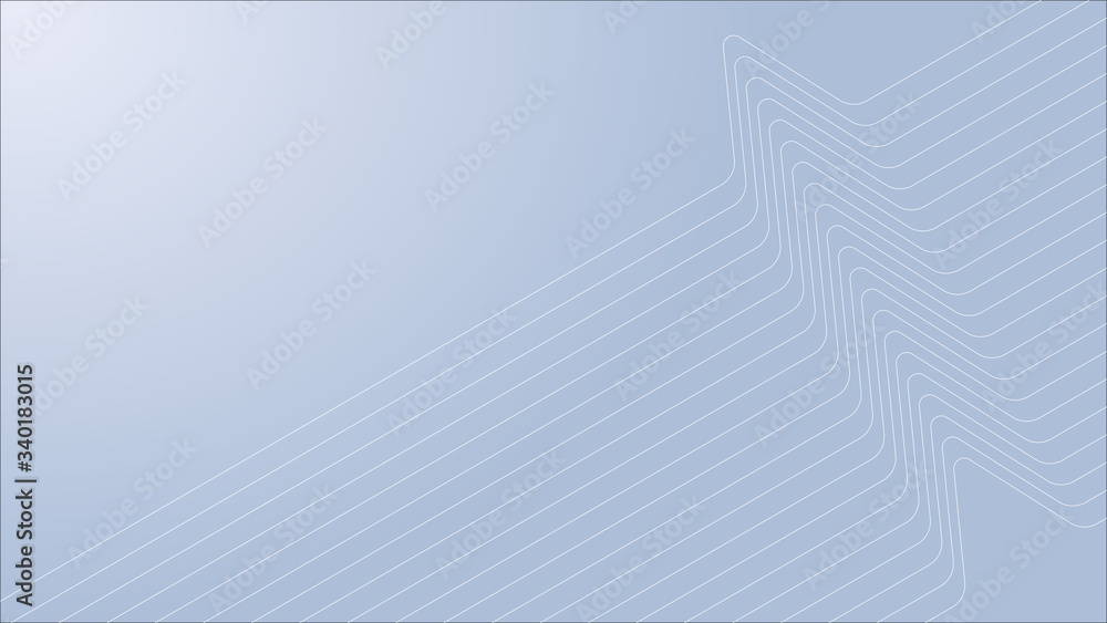 Wall mural vector illustration of minimal design abstract background with wavy lines giving the impression of m