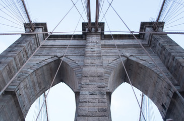 Brooklyn Bridge high structure