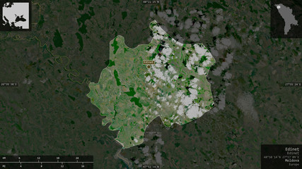 Edineţ, Moldova - composition. Satellite