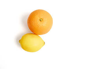lemon slice, clipping path, isolated on a white background