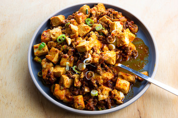 Mapo tofu with Chinese douban paste