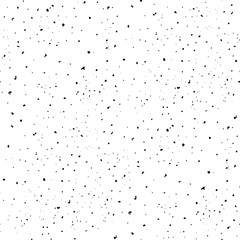 Seamless texture of black grain, grit, dots.