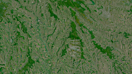 Hîncesti, Moldova - outlined. Satellite