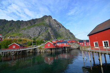 Fototapeta premium Natural landscape of lofoten island, Norway