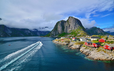 Natural landscape of lofoten island, Norway