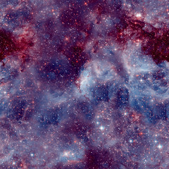 Obraz na płótnie Canvas Cosmic fabric seamless pattern. Violet abstract 