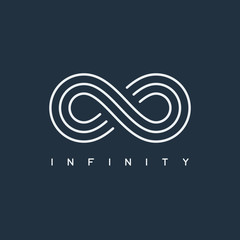 thin line infinity symbol