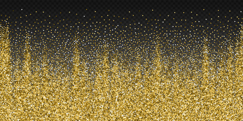 Gold triangles glitter luxury sparkling confetti. 