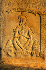 Angkor Wat in Cambodia is the largest religious monument in the world and a World heritage listed complex