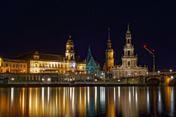 Fototapeta na wymiar Altstadt-Silhouette Dresden