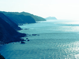 対馬　棹崎からの風景