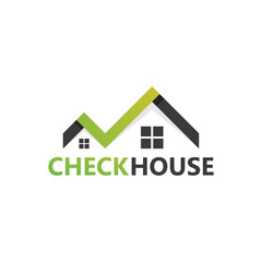 Check House Logo Template Design