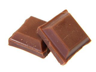 chocolate isolated on white background