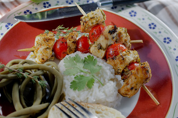 Poulet grillé aux herbes de provence