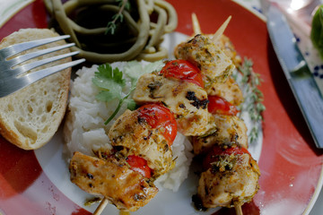 Poulet grillé aux herbes de provence
