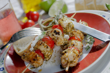 Poulet grillé aux herbes de provence