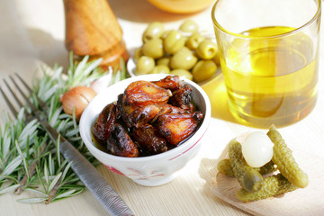 Recette de confit d'ail huile d'olive et fines herbes