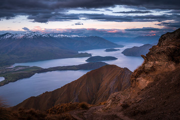 View from Roy's Peak on Lake Wanaka, New Zealand
