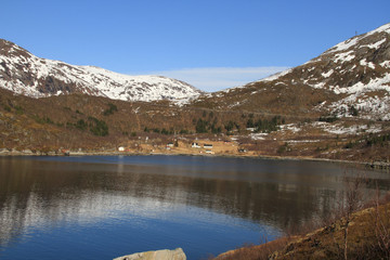 Naklejka premium sunset, sky, sun, sunrise, nature, clouds, landscape, evening, light, sea, cloud, blue beautiful, horizon, red, sunlight, mountain view, ocean tromso tromsø water travel tourism sea coast nature 