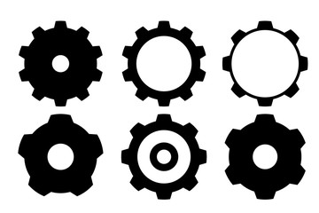 gears on white background