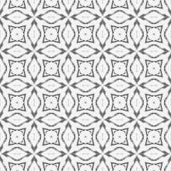 Oriental arabesque hand drawn border. Black and 