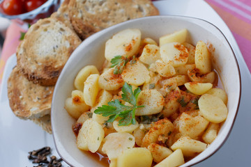 Recette Pommes de terre au safran