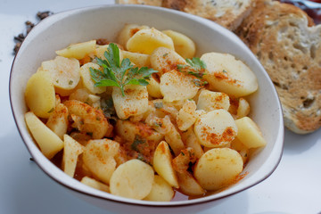 Recette Pommes de terre au safran