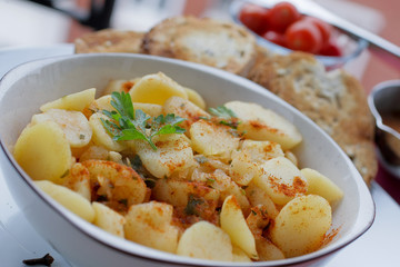 Recette Pommes de terre au safran