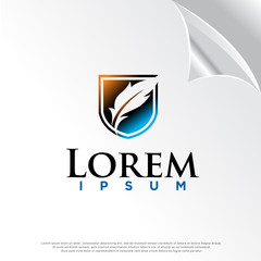 Fototapeta premium attorney, law, legal logo. modern icon, template design