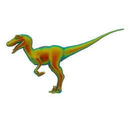 3d illustration of the raptor
