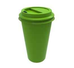3d illustration of the coffee cup
