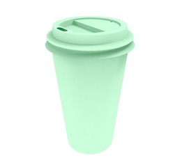 3d illustration of the coffee cup
